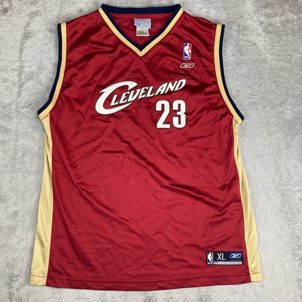 LeBron James Cleveland Cavaliers 23‎  NBA Basketball Jersey Size XL Reebok